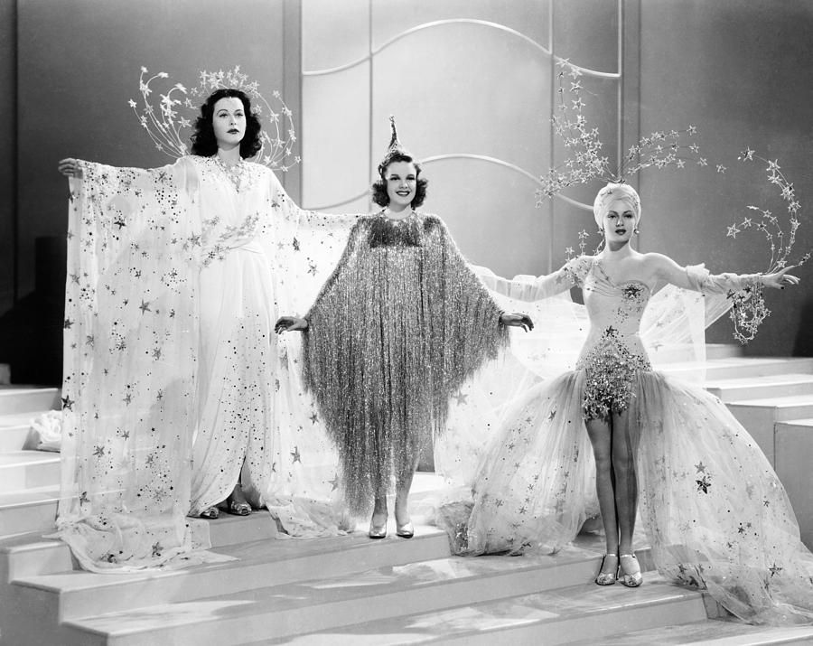 1940s Movies Photograph - Ziegfeld Girl, From Left, Hedy Lamarr by Everett.