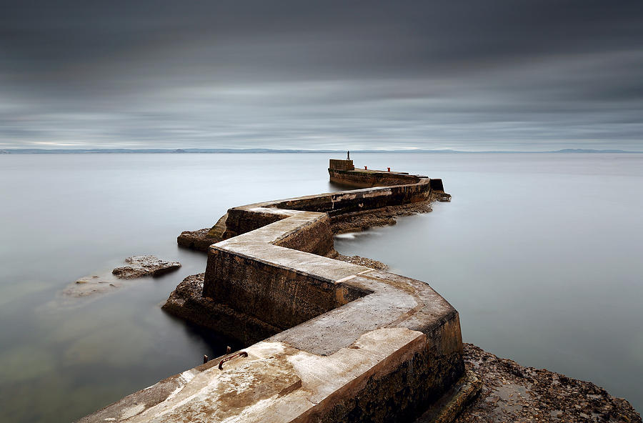 Zig-zag pier #1 Photograph by Grant Glendinning