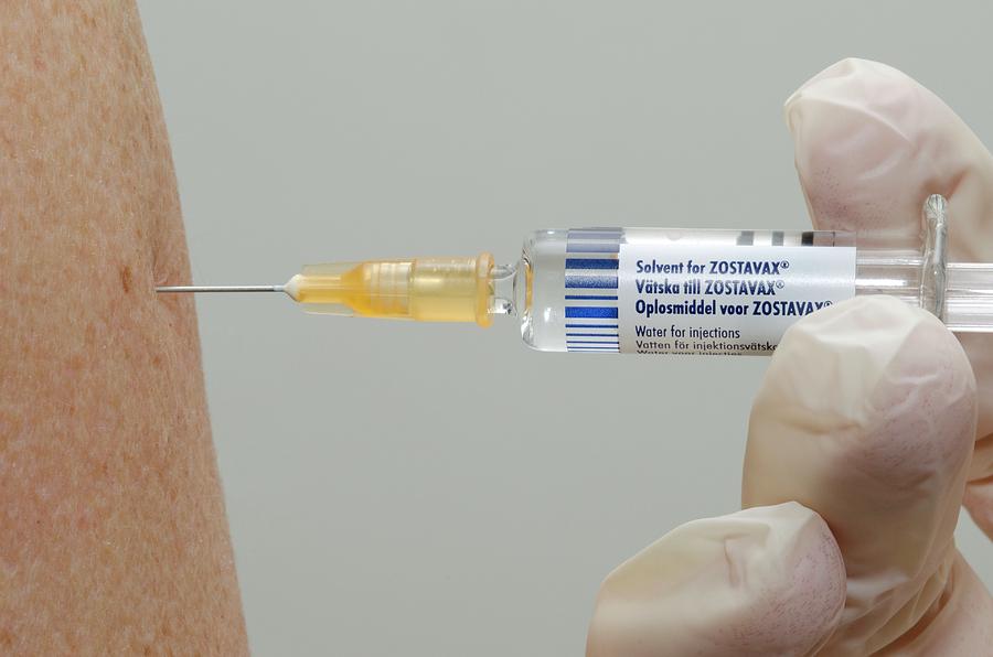 Zostavax Anti-shingles Vaccination Photograph By Dr P. Marazzi/science ...