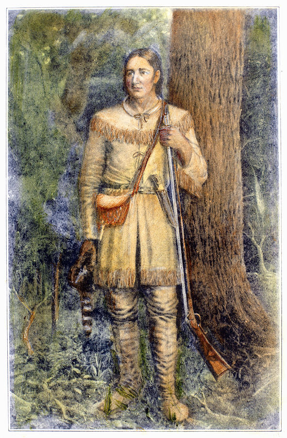 Davy Crockett (17861836) Drawing by Granger