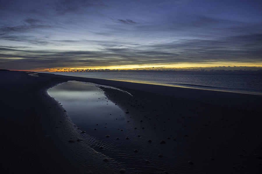 20 Degree Beach Sunrise Digital Art by Michael Thomas