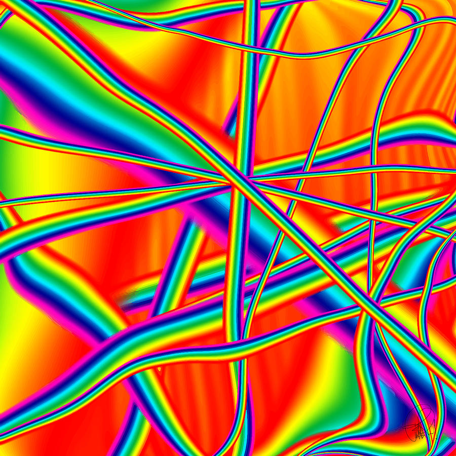 Depression Color Therapy Inside A Rainbow Digital Art by Sir Josef Social Critic Maha Art