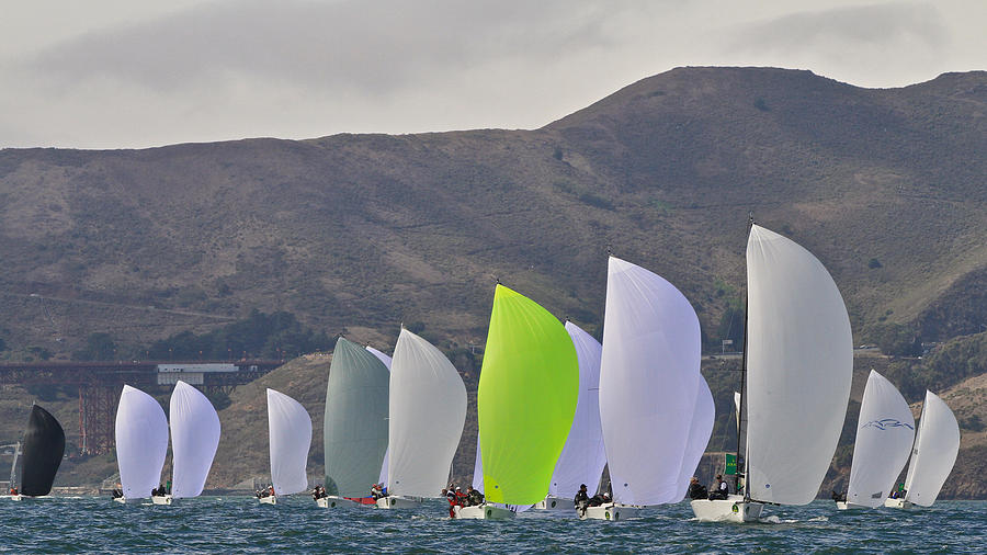 San Francisco Spinnakers #20 Photograph by Steven Lapkin