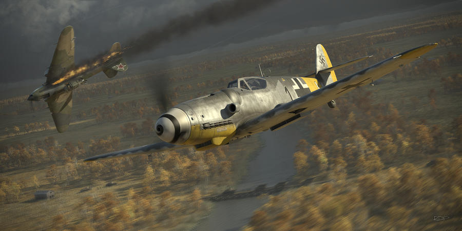 Bf109 -- 200 Digital Art by Robert D Perry - Fine Art America