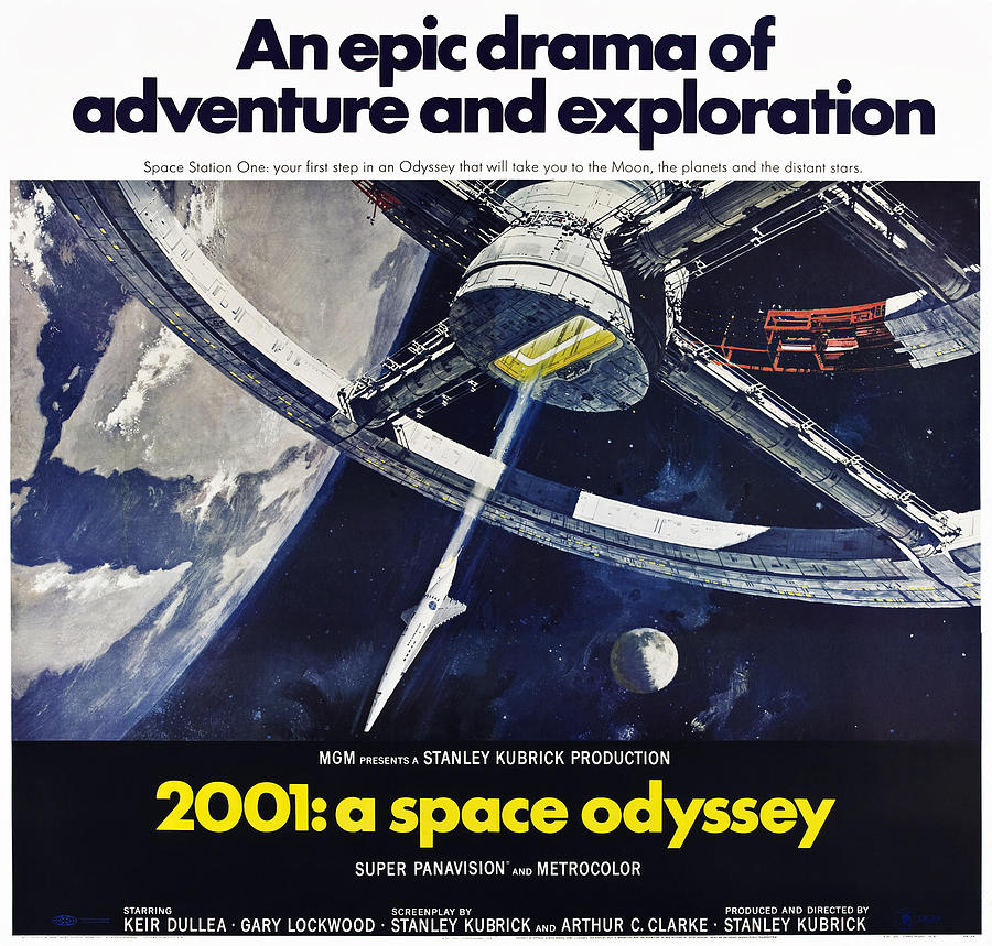 2001 A Space Oddyssey, Us Poster, 1968 Photograph by Everett