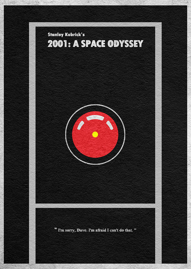 2001 A Space Odyssey Digital Art by Inspirowl Design
