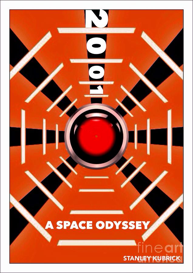2001 A SPACE ODYSSEY Personal Movie Poster Digital Art by HELGE Art Gallery