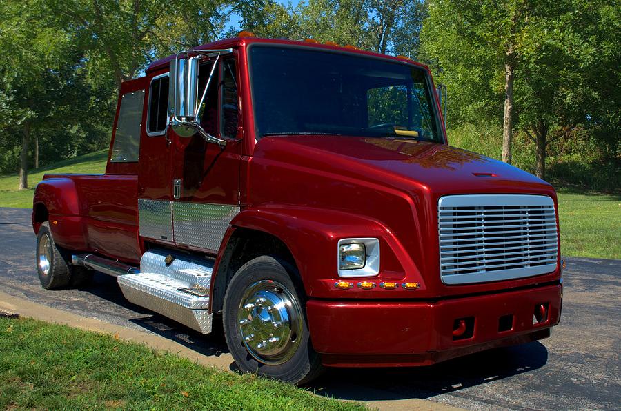 2002 Freightliner FL60 Custom Pickup Photograph by Tim McCullough