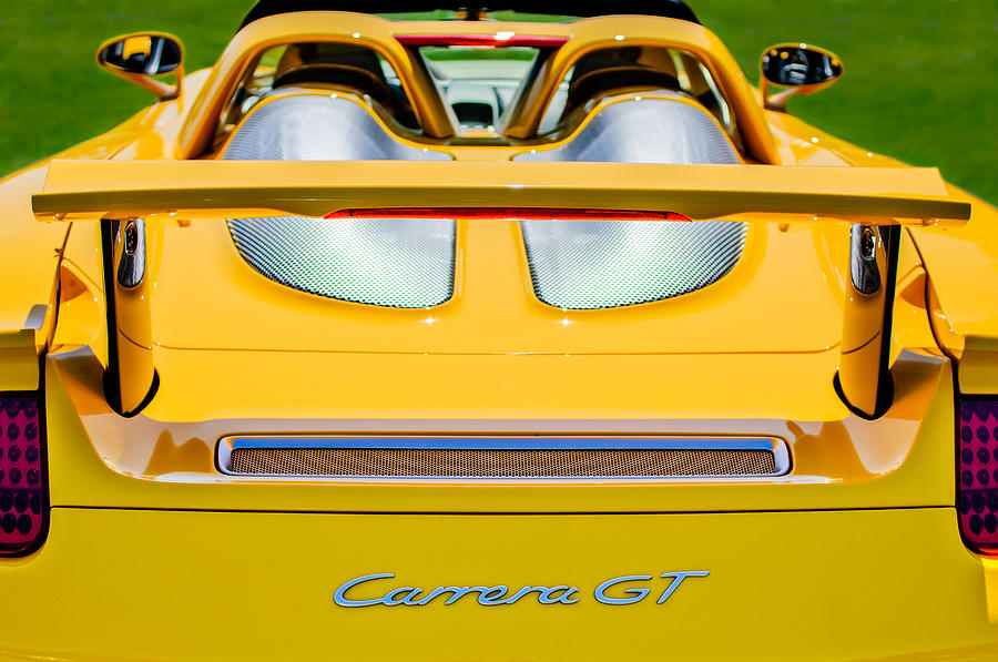 2004 Porsche Carrera GT Rear Emblem - 1 Photograph by Jill Reger