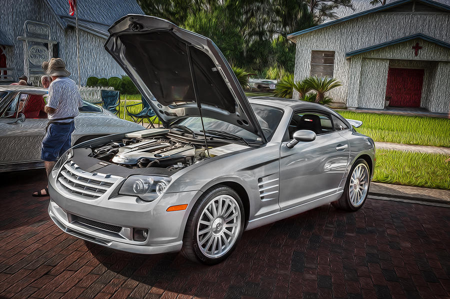 2005 Chrysler Supercharged Crossfire SRT6 Painted   Photograph by Rich Franco