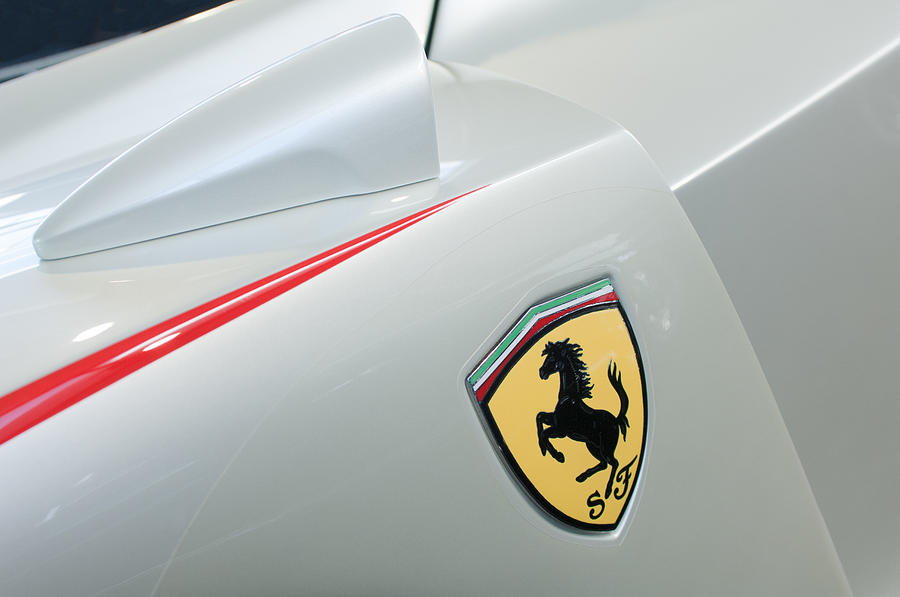 2005 Ferrari FXX Evoluzione Emblem Photograph by Jill Reger