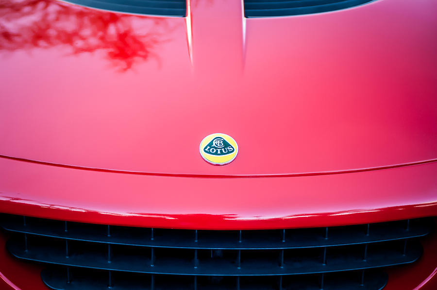 2006 Lotus Grille Emblem -0012c Photograph by Jill Reger