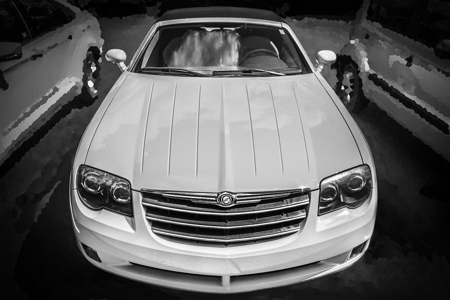 2008 Chrysler Crossfire Convertible BW Photograph by Rich Franco