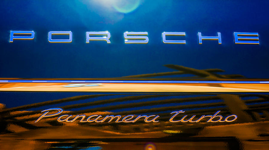 2010 Porsche Panamera Turbo Emblem -720c Photograph by Jill Reger ...