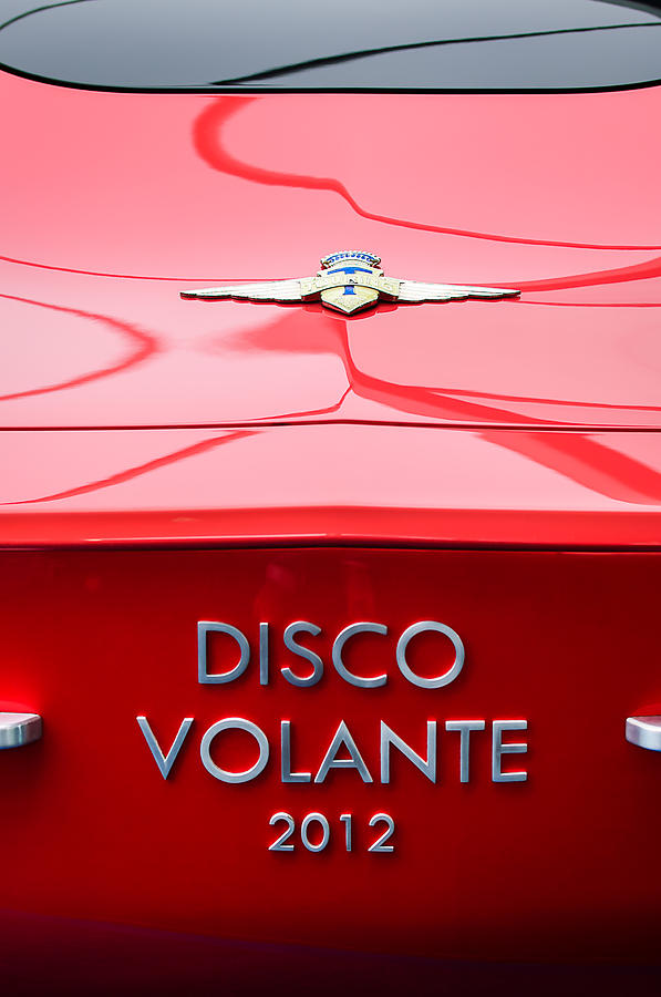 2012 Alfa Romeo Disco Volante Rear Emblem Photograph by Jill Reger