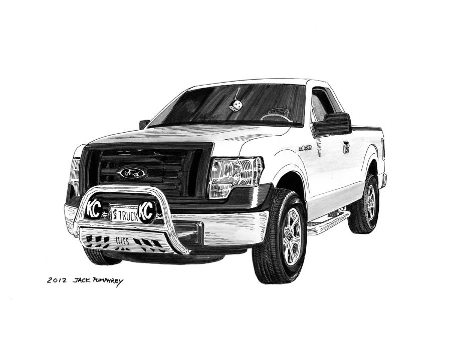 Where to place the jack on a ford f150 #7