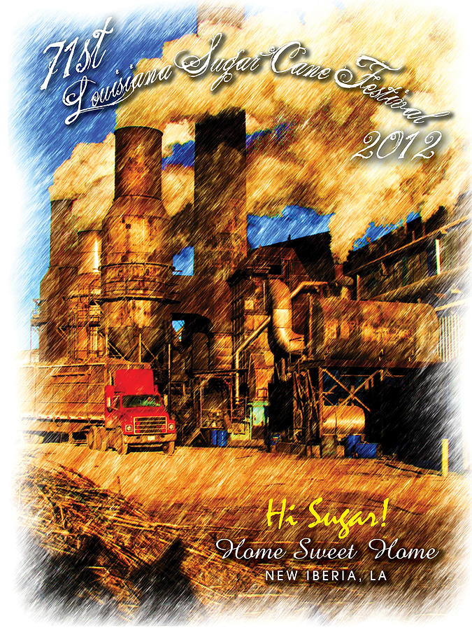 2012 Photograph - 2012 Louisiana Sugarcane Festival poster by Ronald Olivier