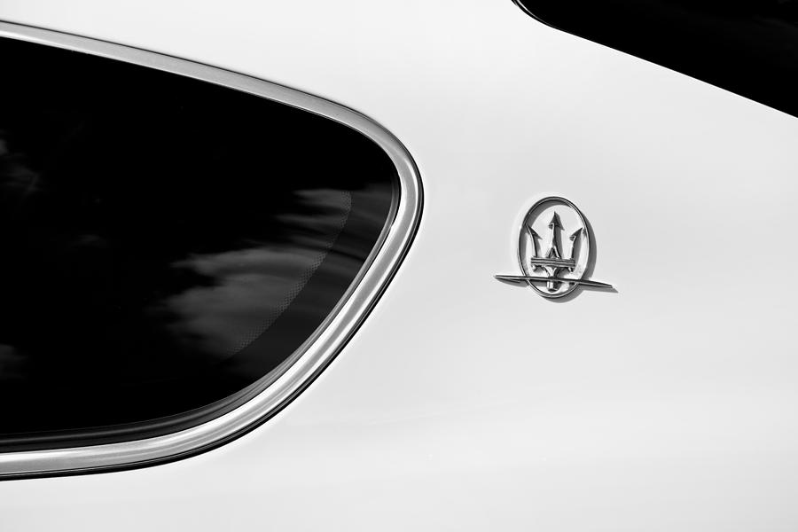 2012 Maserati Logo Photograph by Rich Franco