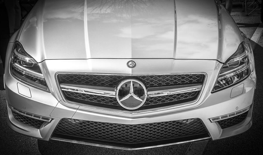 2012 Mercedes CLS 63 AMG Twin Turbo BW Photograph by Rich Franco