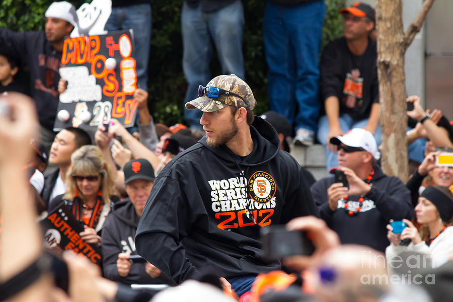 2012 World Series Champions San Francisco Giants Parade Madison Bumgarner  7D19565 Photograph by Wingsdomain Art and Photography - Fine Art America