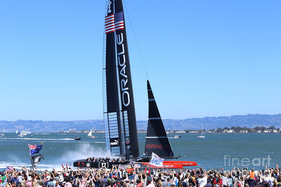 2013 Americas Cup 11 Photograph by Theresa Ramos-DuVon
