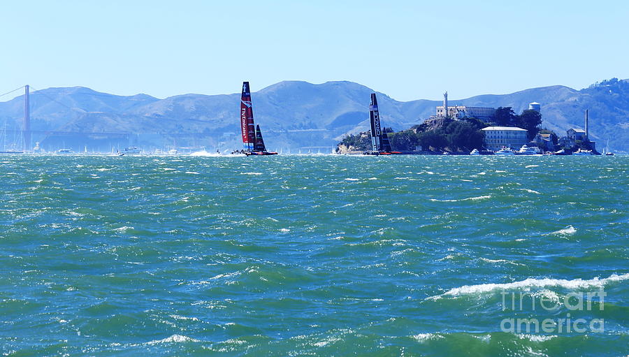 2013 Americas Cup 2 Photograph by Theresa Ramos-DuVon