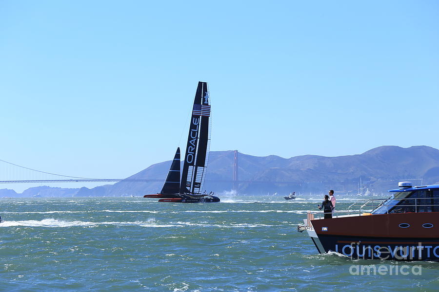 2013 Americas Cup 4 Photograph by Theresa Ramos-DuVon