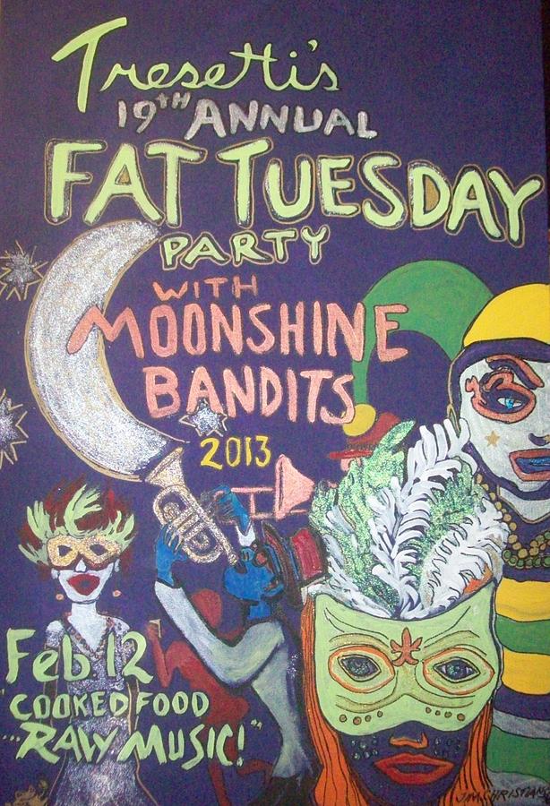 2013 Fat Tuesday  Painting by James Christiansen