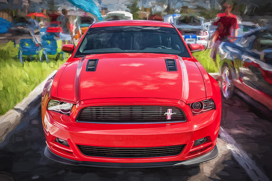 2013 Ford Mustang GT CS Painted Photograph by Rich Franco