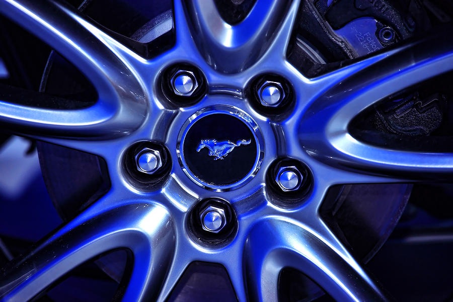 2013 Ford Mustang GT Wheel Photograph by Gordon Dean II