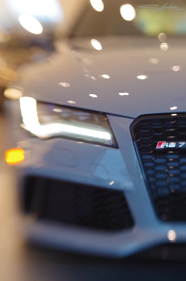 2014 Audi RS7 Nardo Grey Photograph by Shehan Wicks