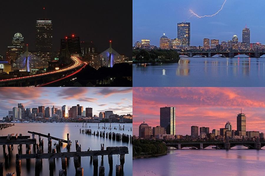 Boston Photograph - 2014 Best of Boston Skyline Photography by Juergen Roth
