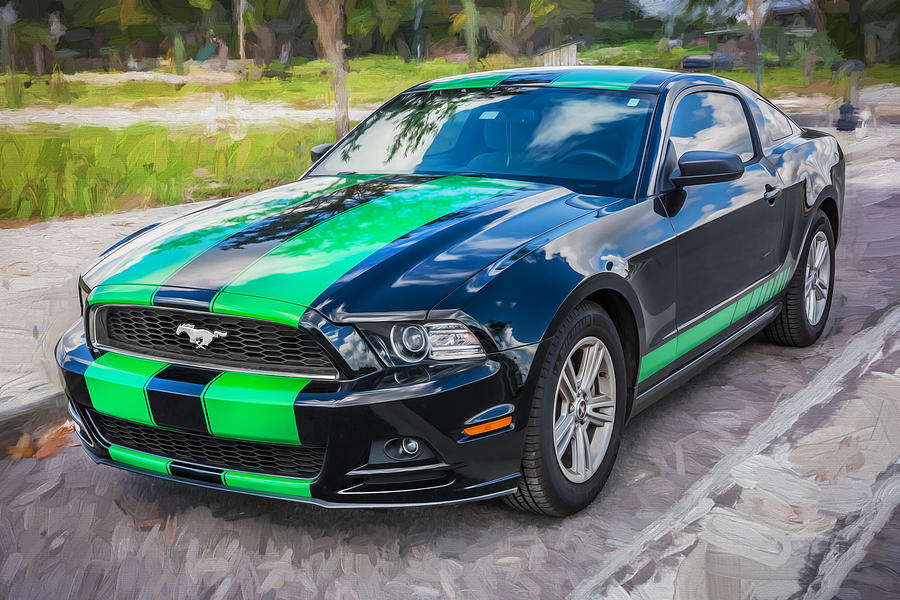 2014 Ford Mustang Painted  Photograph by Rich Franco