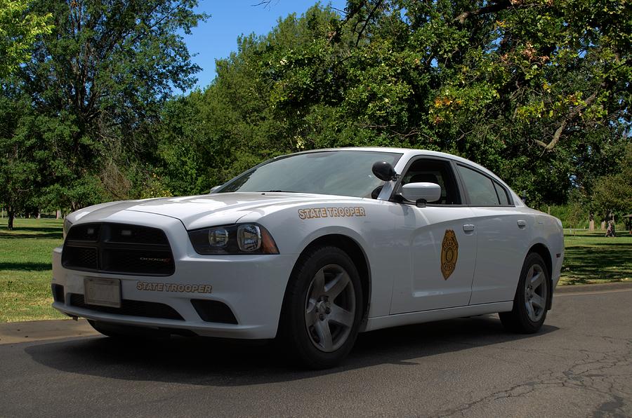 2014 Kansas Highway Patrol Dodge Charger Pursuit Photograph by Tim McCullough