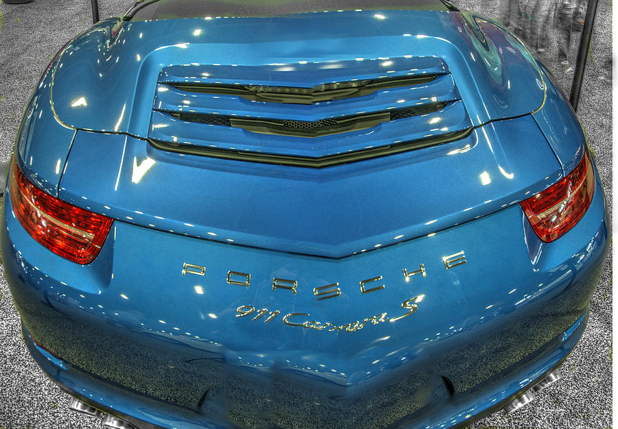 2014 Porsche 911 Carrera S blue Photograph by John Straton