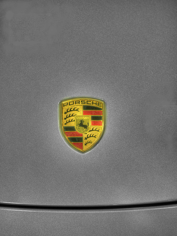 2014 Porsche 911 Carrera S Logo v2 Photograph by John Straton