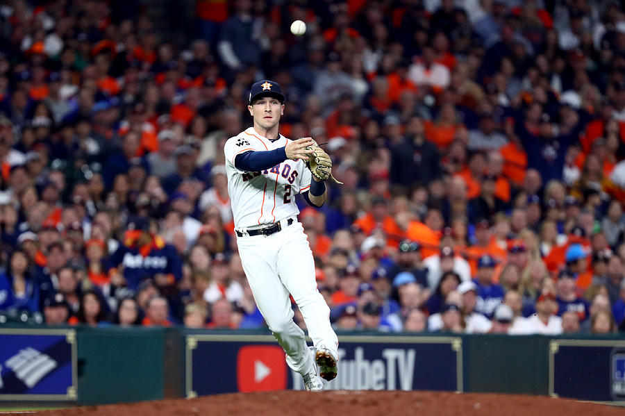 2017 Major League Baseball World Series Game Four: Los Angeles Dodgers v. Houston Astros Photograph by Alex Trautwig