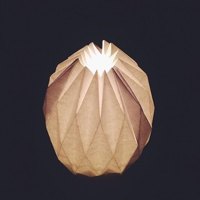 Lamp Photograph - 207/365 - Origami Lampshade - Designer #207365 by Ross Symons