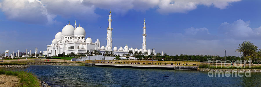 Architecture Photograph - Abu Dhabi With Sheikh Zayed Mosque #21 by Tomas Marek