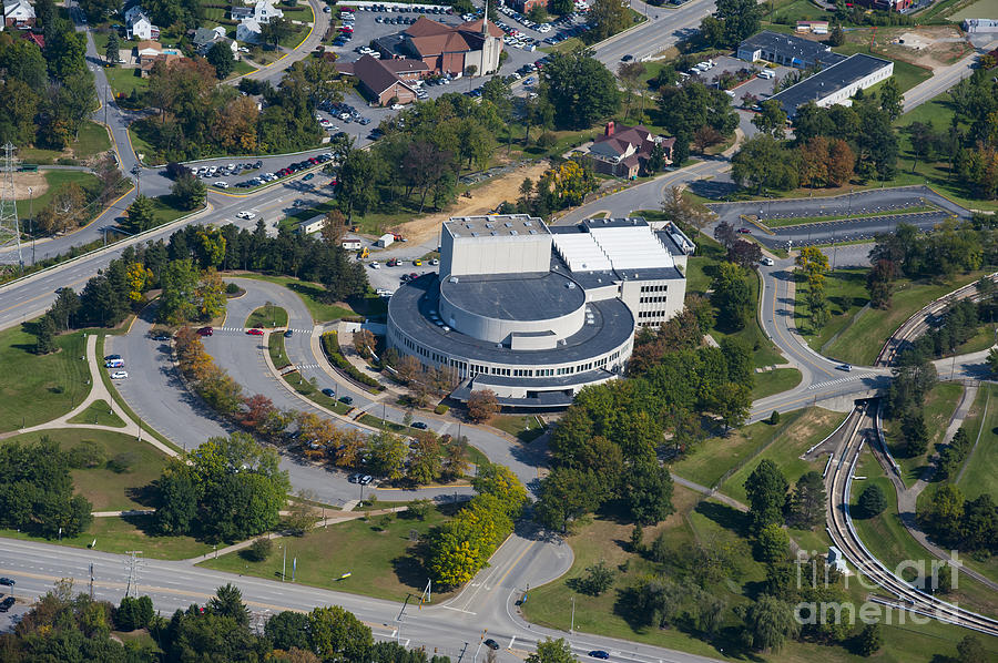 aerials of WVVU campus #21 Photograph by Dan Friend