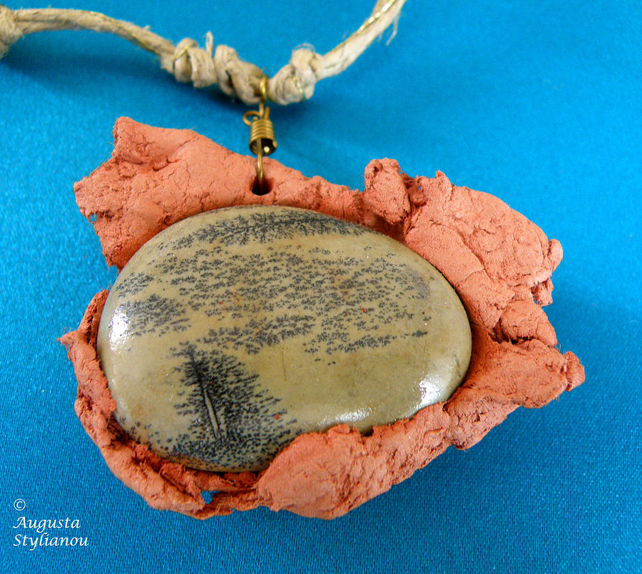 Pebble Jewelry - Aphrodite Pandemos Necklace #22 by Augusta Stylianou