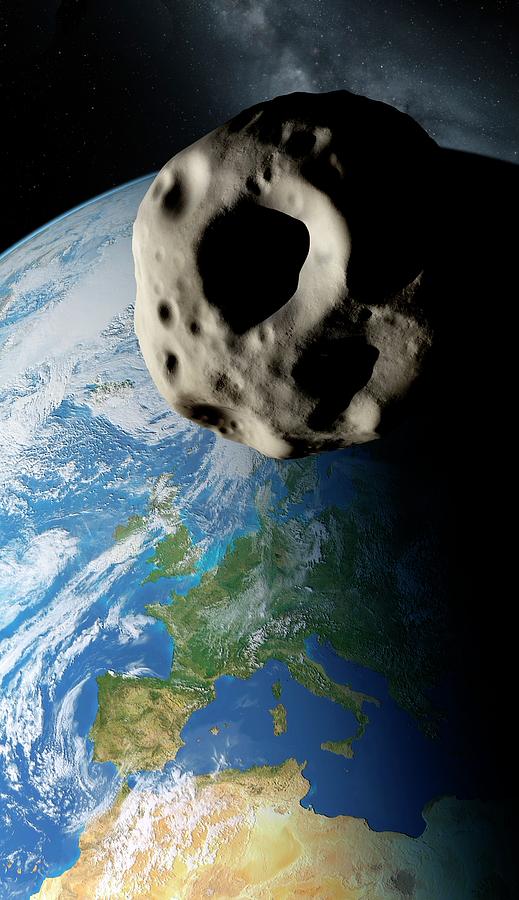 Asteroid Approaching Earth #21 Photograph by Detlev Van Ravenswaay/science Photo Library
