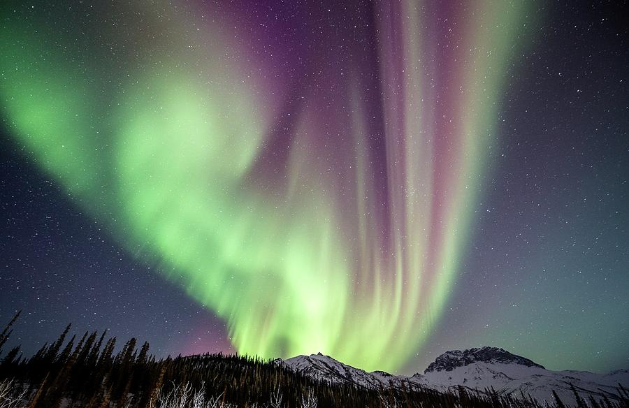 Aurora Borealis In Alaska #21 Photograph by Chris Madeley