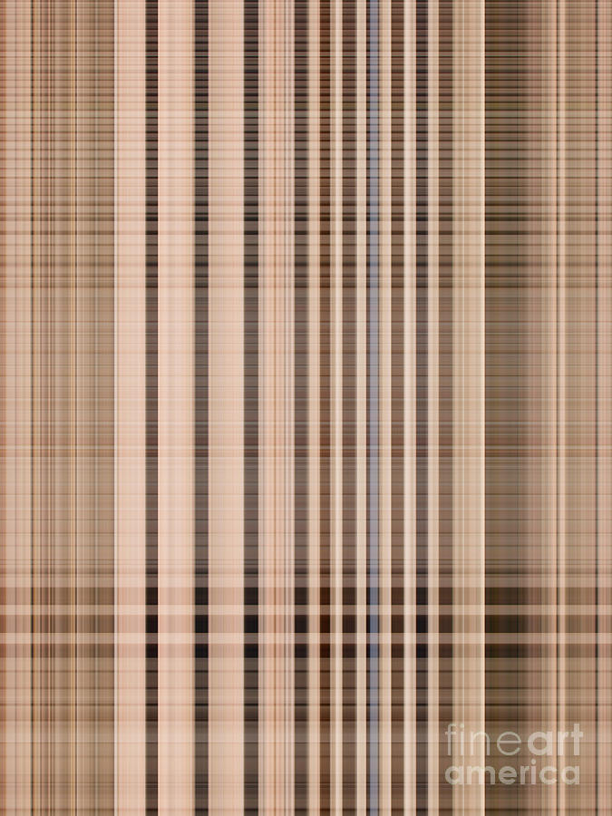 Abstract Digital Art - Brown strip abstract background #21 by Ammar Mas-oo-di