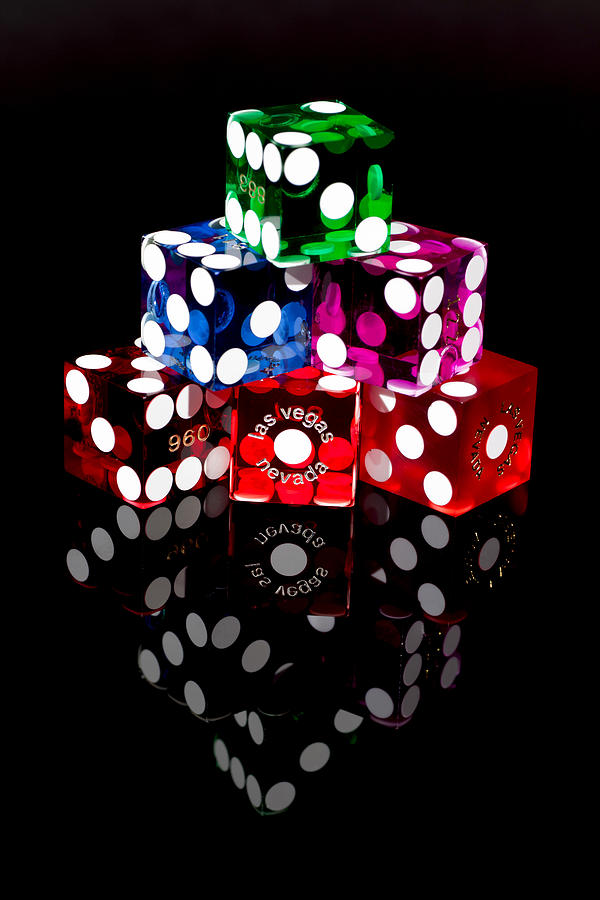 Colorful Dice #21 Photograph by Raul Rodriguez