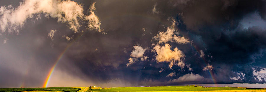 Industrial Light and Nebraska Thunderstorm Magic #1 Photograph by NebraskaSC
