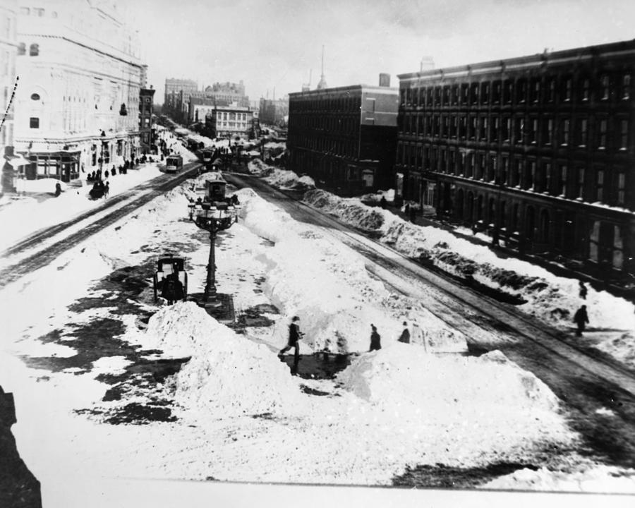 New York Blizzard Of 1888 Photograph by Granger | Pixels