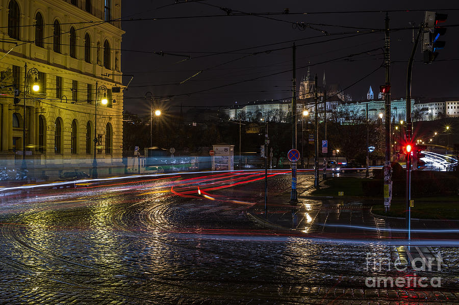 Prague by night #21 Photograph by Jorgen Norgaard