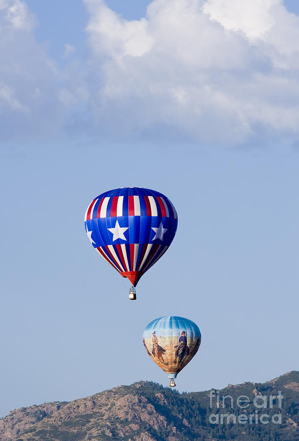 Rocky Mountain Balloon Festival Photograph by Steven Krull Fine Art