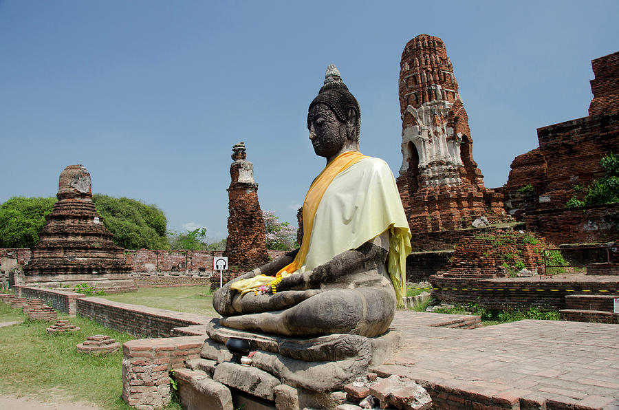 Buddha Photograph - Thailand, Ayutthaya #21 by Cindy Miller Hopkins